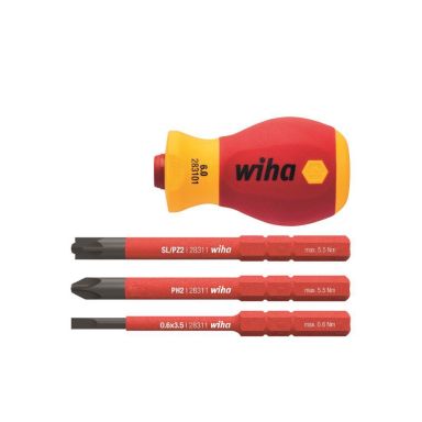 Wiha 41230 Ruuvitaltta sis. 3 slimBit-ohutkärkeä