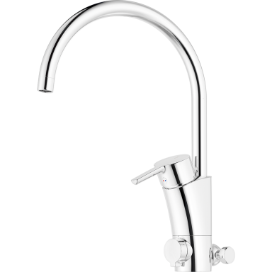 Mora MMIX II 332154 Köksblandare för golv- och bänkdiskmaskin, krom