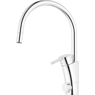 Mora MMIX II 332156 Kjøkkenbatteri avstengning for oppvaskmaskin, leddbar strålesamler