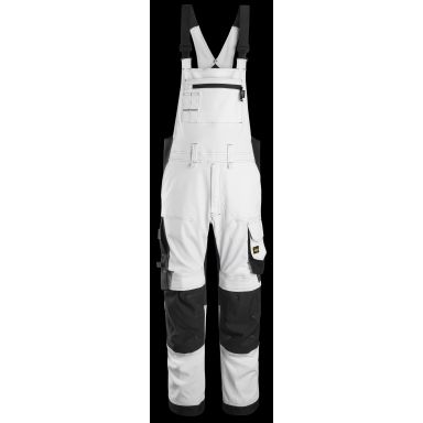 Snickers Workwear 6051 Hängslebyxa vit