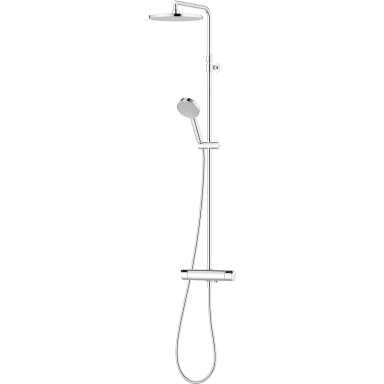 Mora MMIX II 334030 Takduschset med justerbart väggfäste, 40 c/c, krom