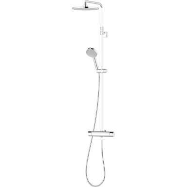 Mora MMIX II 334035 Takduschset med justerbart väggfäste, 40 c/c, krom