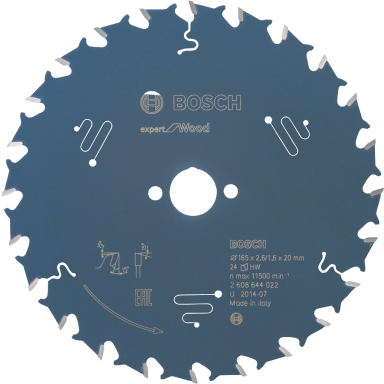 Bosch Expert for Wood 2608644022 Cirkelsågklinga 165x20x2.6 mm, 24T