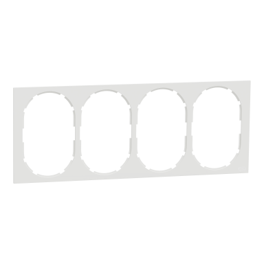 Elko EKO50014 Ram 4-fack 2-vägsuttag, kombinationsmontage