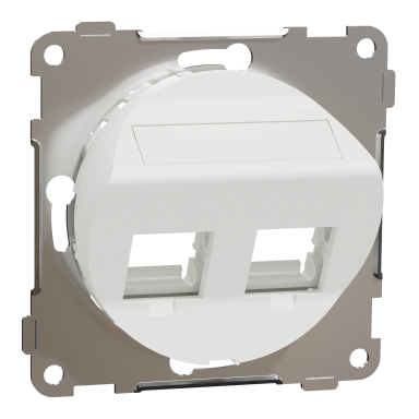 Elko EKO50119 Senterlokk for 2x Keystone, vinklet