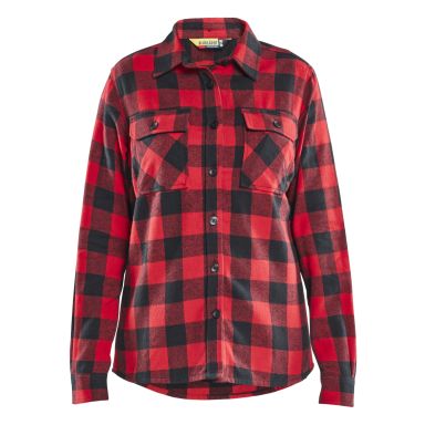Blåkläder 321811685699XS Skjorta röd/svart