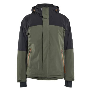 Blåkläder 499119174240XS Vinterjacka grön/rost