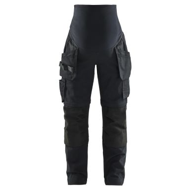 Blåkläder 710313449900S Gravidbyxa svart, zip-off