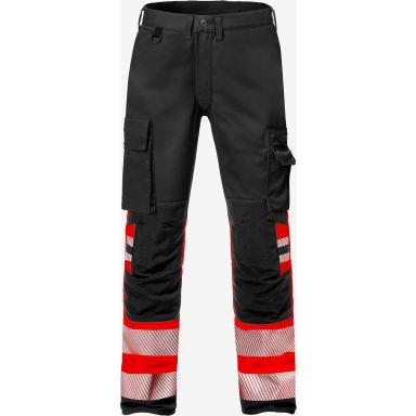 Fristads 127731-396 Arbejdsbuks advarselsfarve, sort/rød