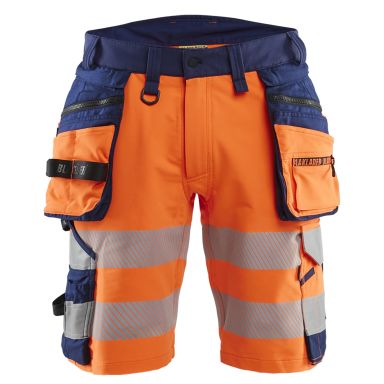 Blåkläder 112016485389C44 Työshortsit huomioväri, oranssi/tummansininen