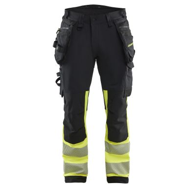 Blåkläder 112516489933C44 Työhousut huomiovärilliset, musta/keltainen