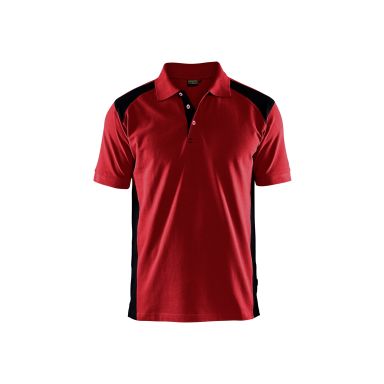 Blåkläder 3324-1050 Pikétrøje rød/sort