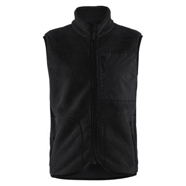 Blåkläder 382029559900XXS Pälsfiberväst svart