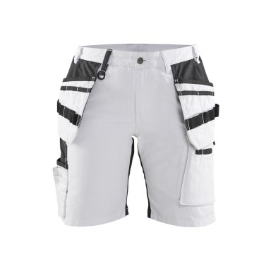 Blåkläder 717110001099C32 Shorts hvit, stretch