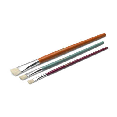 Anza 700012 Stregpenselsæt flad, 3 dele