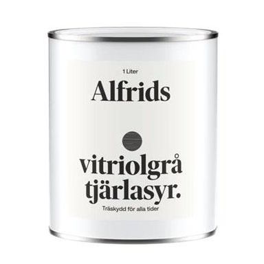 Alfrids Produkter V430025 Tjärlasyr vitriolgrå