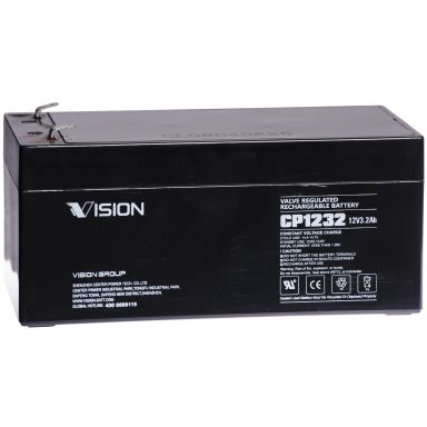 Vision CP1232 Batteri 12 V 3,2 Ah