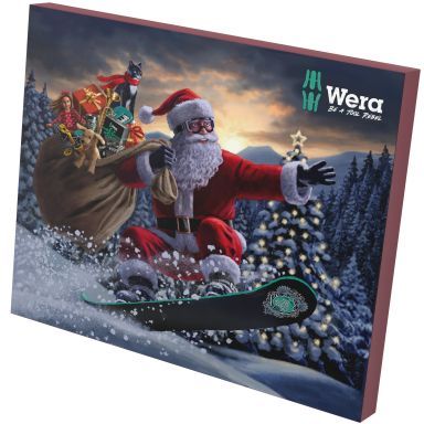 Wera 05136609001 Bitssats adventskalender 2024, 25 delar