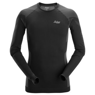 Snickers Workwear 9491 Aluspaita musta/harmaa