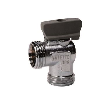 Vatette FG074050308 Kulventil med vred i vinkel, utvändig gänga