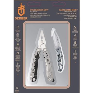 Gerber Suspension Nxt & Mini Paraframe Multiværktøj inkl. lommekniv