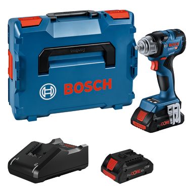 Bosch GDS 18V-320 C Akkuiskuruuvinväännin/-mutterinväännin akkujen ja laturin kanssa