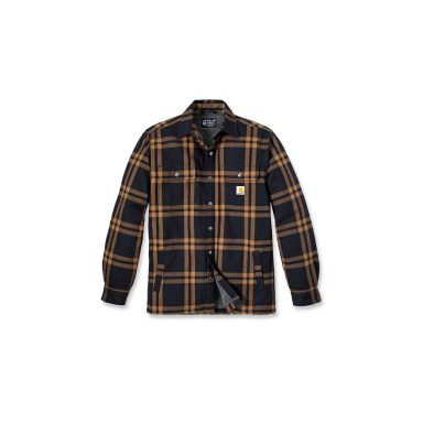 Carhartt 106354N04-S Flanellskjorta svart/brun