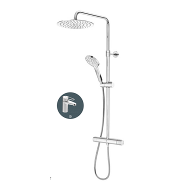 Gustavsberg Estetic GB4120849953 Kranpakke mattsvart, 160 c/c