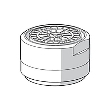 Oras 1018458V-33 Poresuutin M24x1, mattamusta