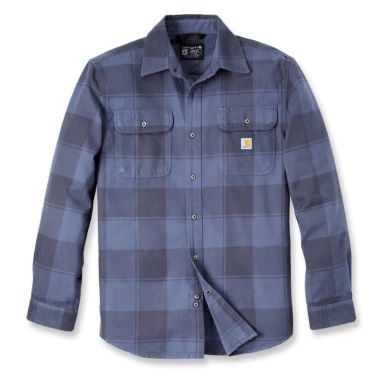 Carhartt 106356I26 Flannel skjorte blå