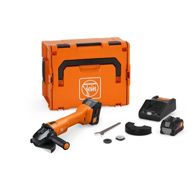 Fein CCG 18-125-12 AS Vinkelslip med batteri och laddare