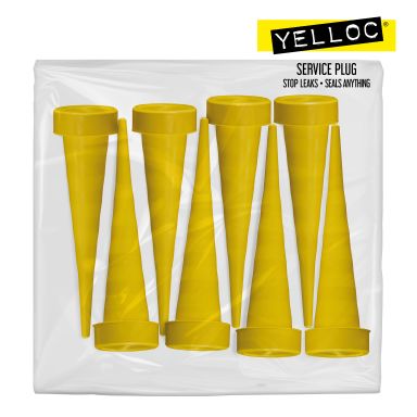 Yelloc STD Serviceline Serviceplugg refill, 8-pack, 5-22 mm