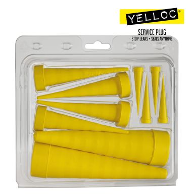 Yelloc Mixbox Servicel Mic STD XL Serviceplugg 10-pack, 1-42 mm