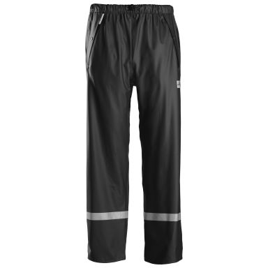 Snickers Workwear 8201 Regnbukser sort