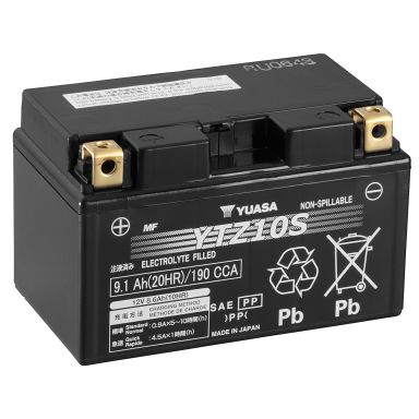 Yuasa YTZ10S Startbatteri 12V, 9,1 Ah
