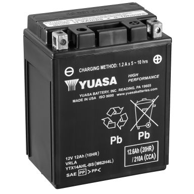 Yuasa YTX14AHL-BS Startbatteri 12V, 12,6 Ah