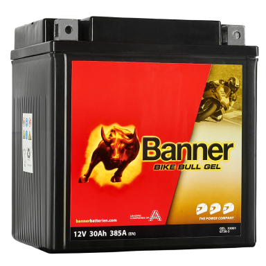 Banner Bike Bull GEL GEL53001 Startbatteri 12V, 30 Ah