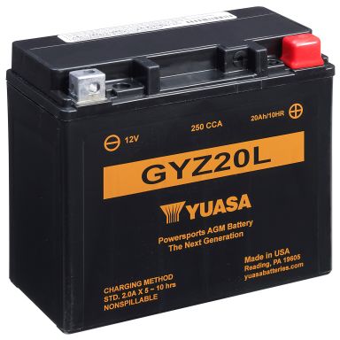 Yuasa GYZ20L Startbatteri 12V, 21,1 Ah