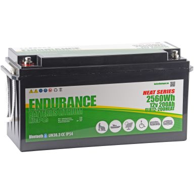 Endurance ELB12-200HEAT Förbrukningsbatteri 12V, 200 Ah