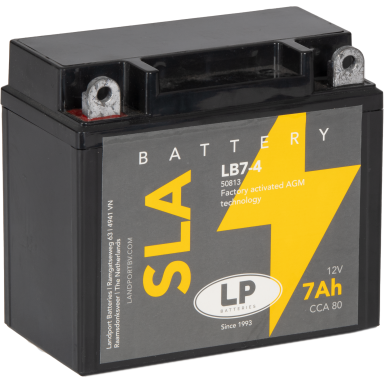 LP Batteries LPYB7-4 Startbatteri 12V, 7 Ah