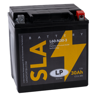 LP Batteries LPY60-N30-3 Startbatteri 12V, 30 Ah