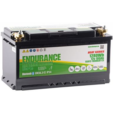 Endurance ELB12-100HEAT-L5 Förbrukningsbatteri 12V, 100 Ah