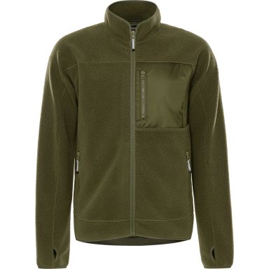 Fristads Argon 300524-741 Teddy-fleecetakki vihreä