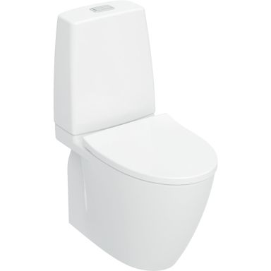 Ifö Vinta Art WC-istuin Turboflush, Soft Close, piilovesilukko (S-lukko)