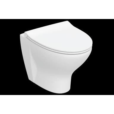 Ifö Spira Style Seinä-WC huuhtelukaulukseton, pehmeästi sulkeutuva istuinkansi