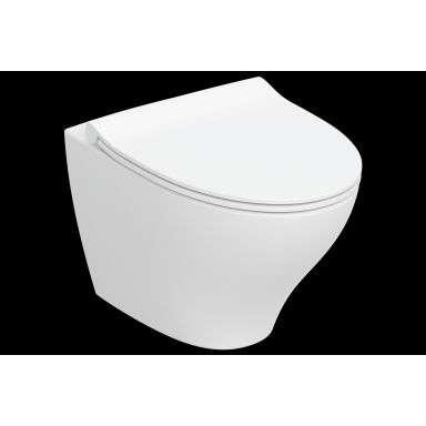 Ifö Spira Modern Toiletskål kantfri, Soft Close-sits