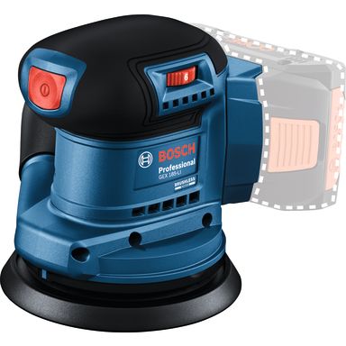 Bosch GEX 185-LI Excenterslip utan batteri och laddare