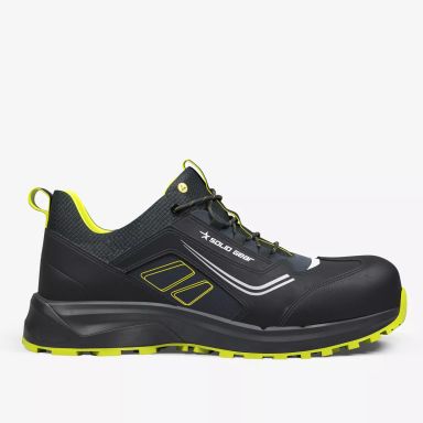 Solid Gear Adapt Low Sikkerhedssko S3L, ESD, sort/gul
