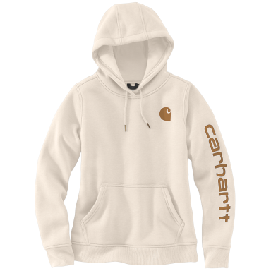Carhartt 102791W24 Huvtröja vit/brun