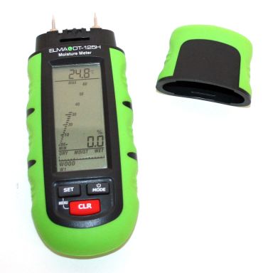 Elma DT125 Fugtmåler med batteri, til træ, diverse byggematerialer, samt relativ luftfugtighed